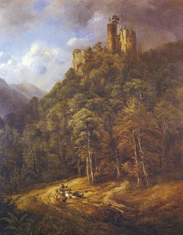 Ölbild von Carl Wagner, 1860